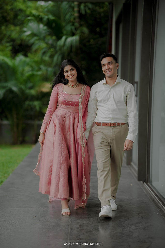 Chris and Chinnu walking